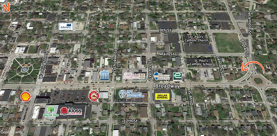 1515 Broadway, Highland, IL à louer - Photo du bâtiment - Image 2 de 6