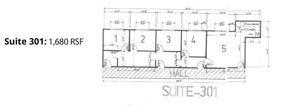 3679 Motor Ave, Los Angeles, CA à louer - Plan d’étage - Image 2 de 2