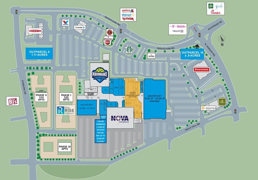 N Parham Rd-Outparcel 10, Henrico, VA for lease - Site Plan - Image 2 of 7