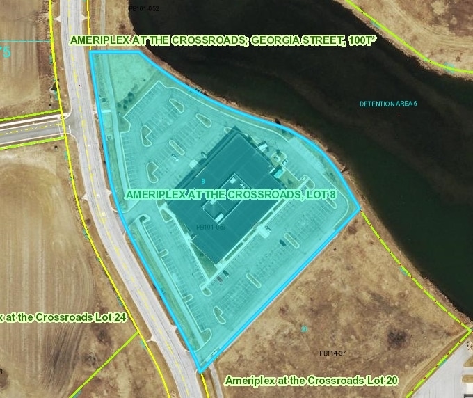 9801 Georgia St, Crown Point, IN for lease - Plat Map - Image 2 of 13