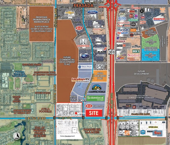 Cotton Ln & Cactus Rd, Surprise, AZ à louer - Photo du bâtiment - Image 1 de 2