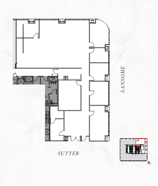 1 Sansome St, San Francisco, CA à louer Plan d’étage- Image 1 de 1