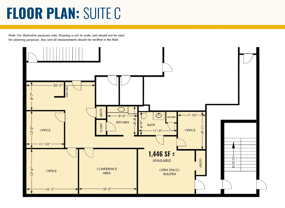 2012 Rock Spring Rd, Forest Hill, MD 21050 - Unité C -  - Plan d’étage - Image 1 of 2
