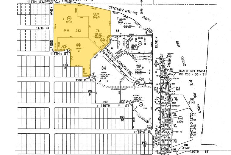 5230 Pacific Concourse Dr, Los Angeles, CA à louer - Plan cadastral - Image 2 de 10