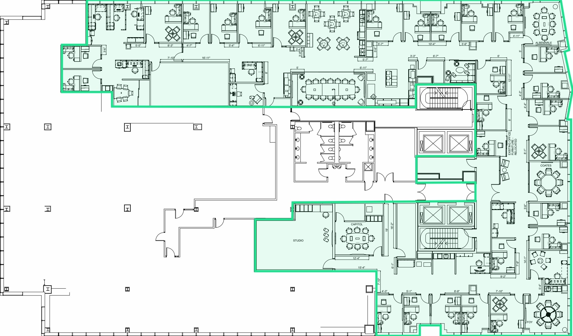 323 W Jones St, Raleigh, NC for lease Floor Plan- Image 1 of 1