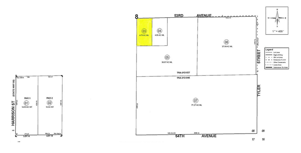 Avenue 53, Coachella, CA for sale - Plat Map - Image 2 of 2