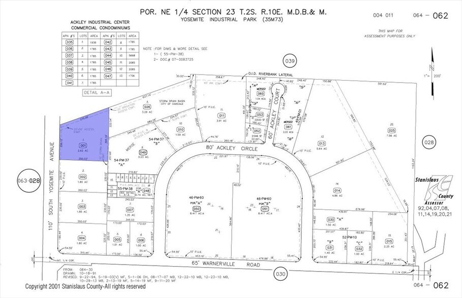 521 Hi Tech Pky, Oakdale, CA à louer - Plan cadastral - Image 2 de 42