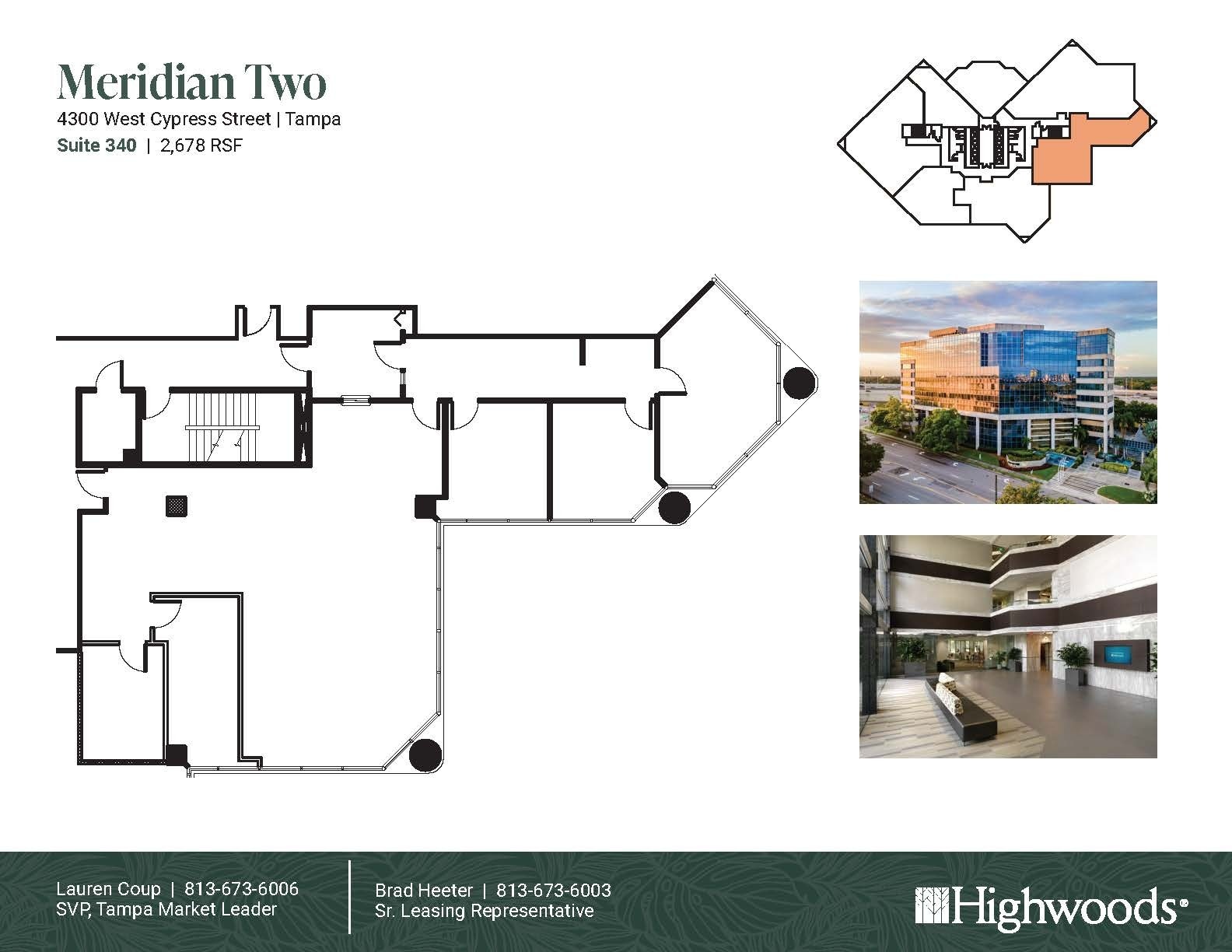 4350 W Cypress St, Tampa, FL à louer Plan d’étage- Image 1 de 1