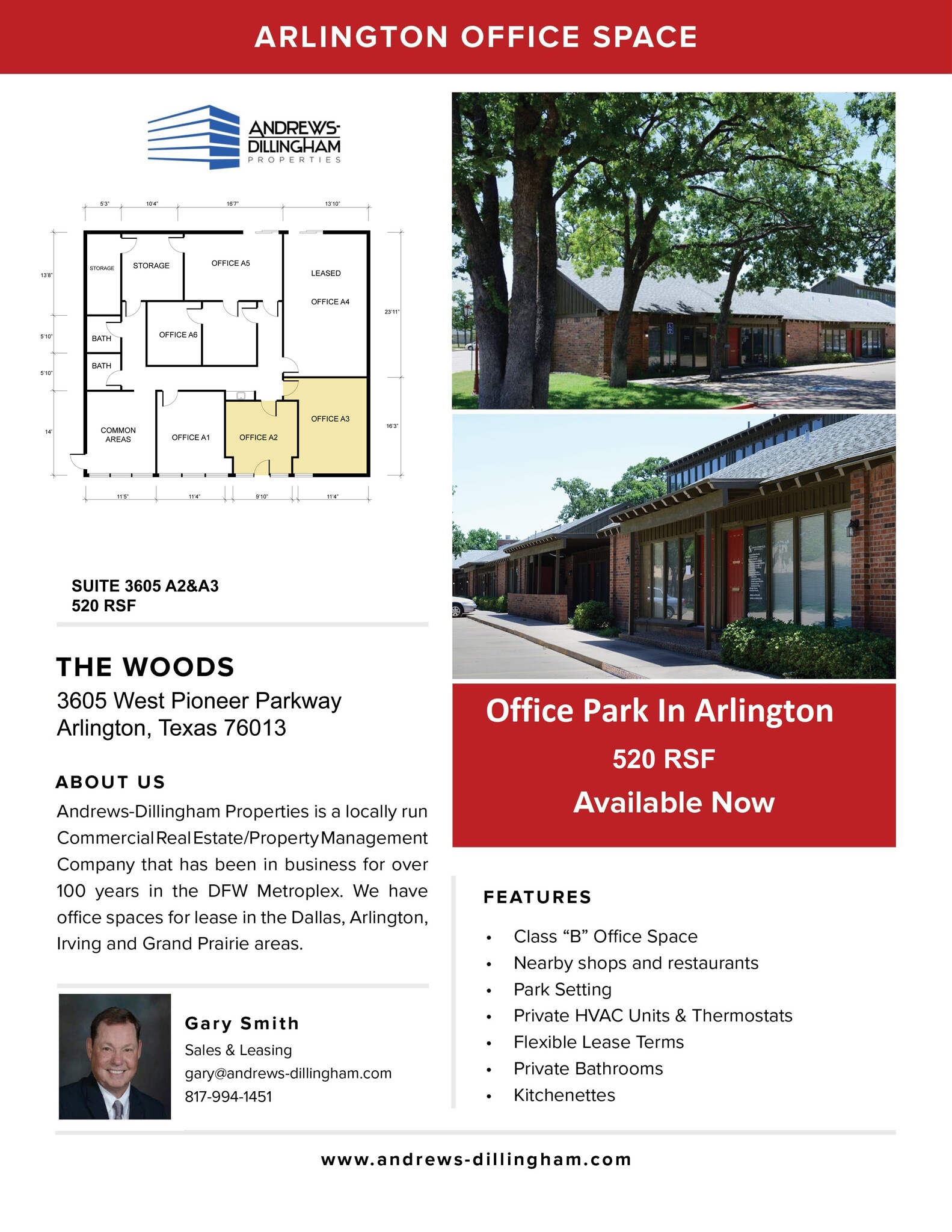 3603-3617 W Pioneer Pky, Arlington, TX for lease Floor Plan- Image 1 of 1