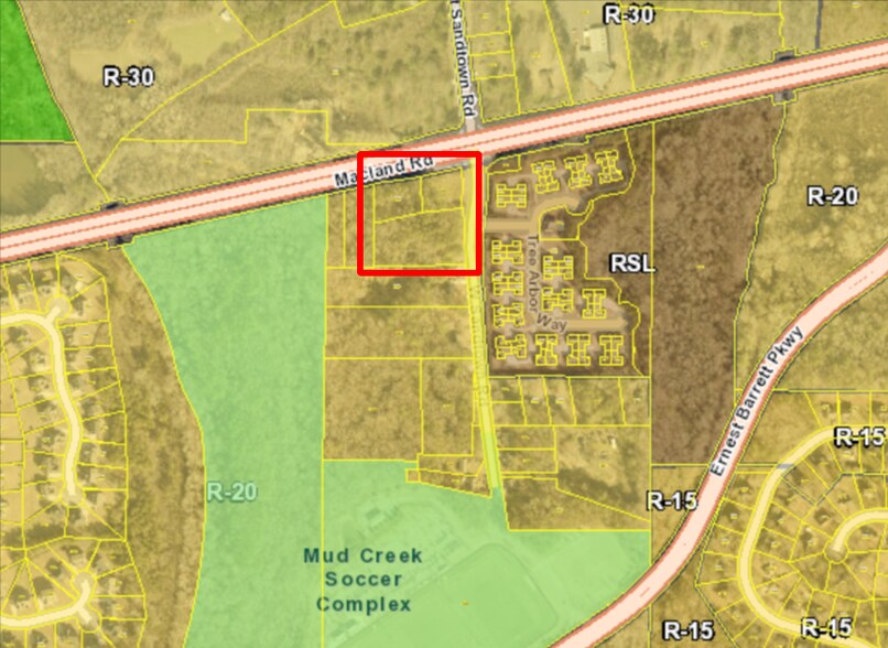 Macland Rd & W Sandtown Rd, Marietta, GA à vendre - Photo du bâtiment - Image 2 de 2
