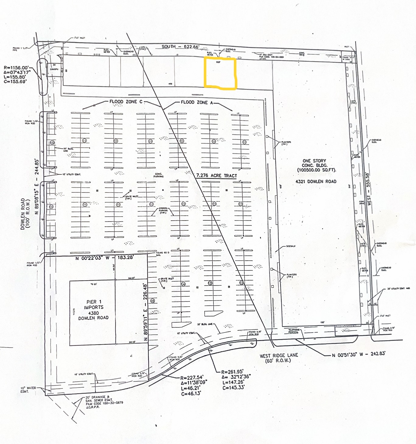 4360 Dowlen Rd, Beaumont, TX for lease Plat Map- Image 1 of 1