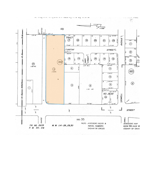 14600 Goldenwest St, Westminster, CA à louer - Plan cadastral - Image 2 de 2