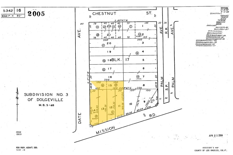 2121 W Mission Rd, Alhambra, CA for lease - Plat Map - Image 2 of 30