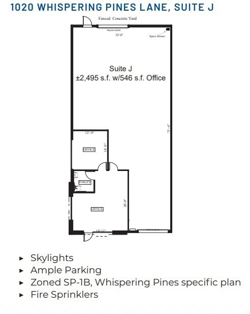 1050 Whispering Pines Ln, Grass Valley, CA à louer Plan d’étage- Image 1 de 1