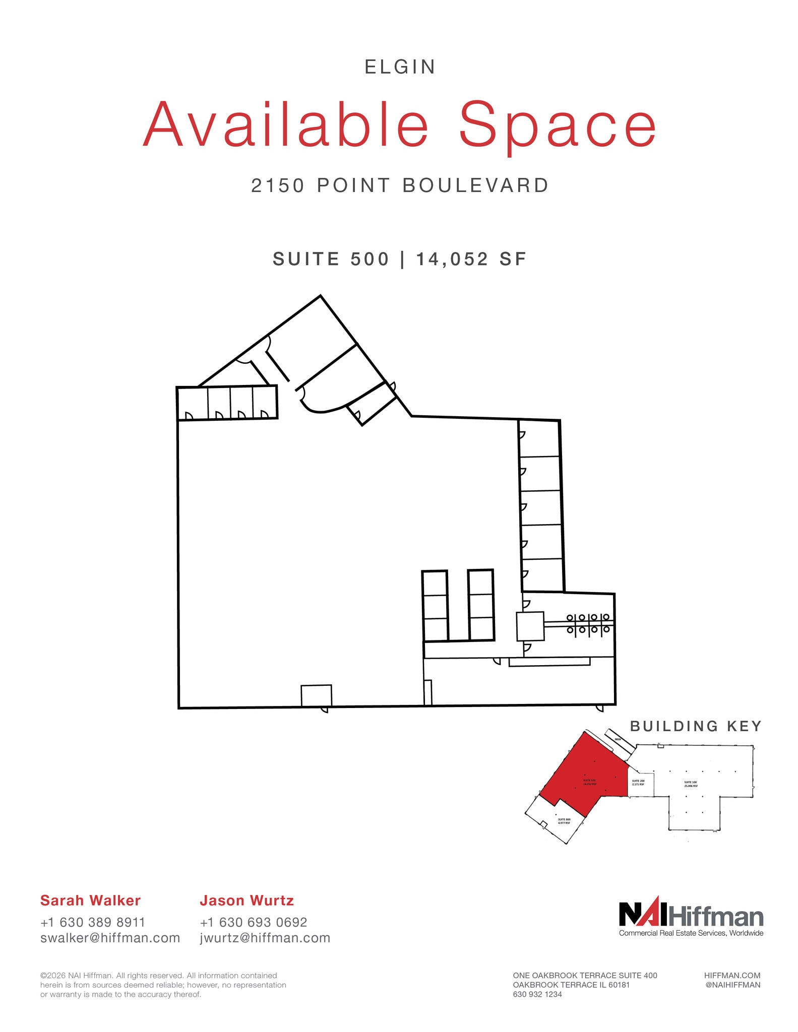 2150 Point Blvd, Elgin, IL à louer Plan d’étage- Image 1 de 13