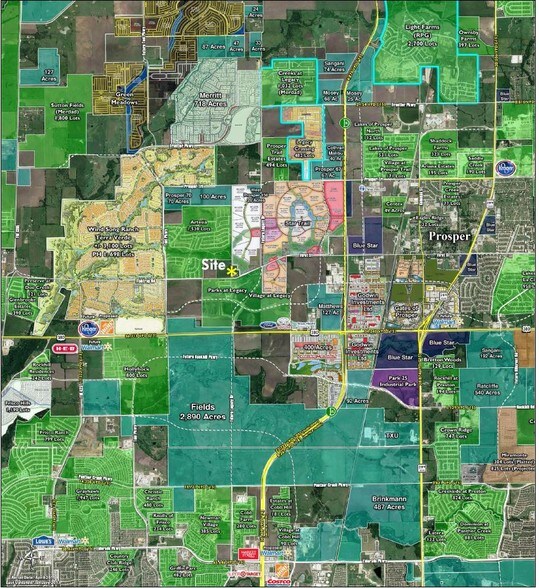 2760 W First St, Prosper, TX à louer - Aérien - Image 2 de 2