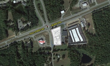 17221 Hull Street Rd, Moseley, VA - Aérien Vue de la carte