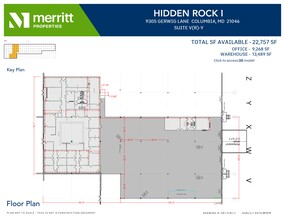 9515 Gerwig Ln, Columbia, MD à louer Plan de site- Image 2 de 2