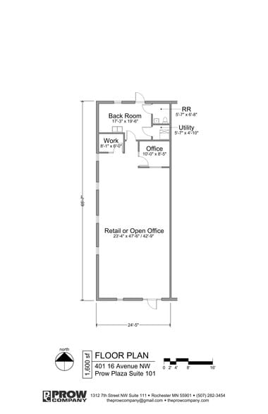 401 16th Ave NW, Rochester, MN for lease - Site Plan - Image 2 of 2