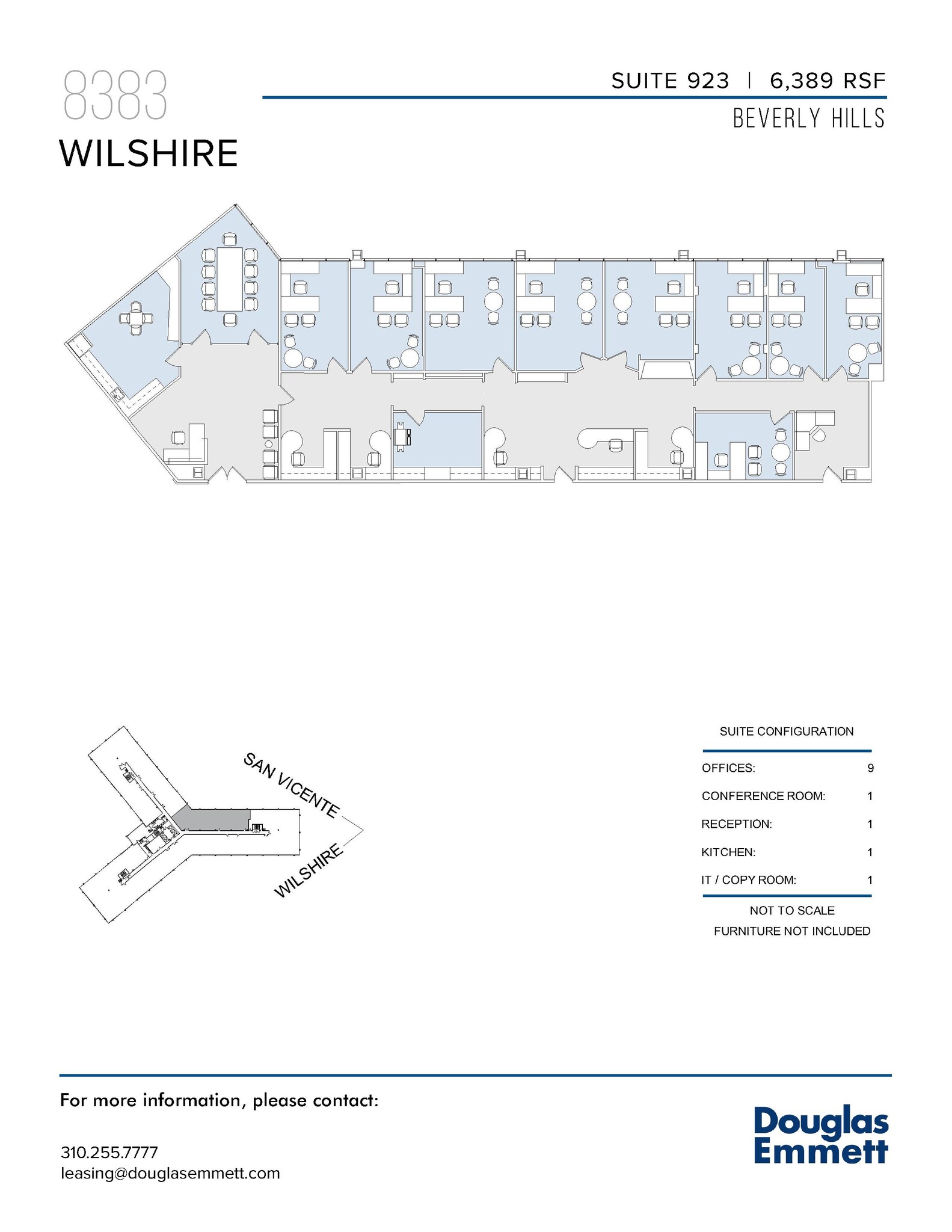 8383 Wilshire Blvd, Beverly Hills, CA for lease Floor Plan- Image 1 of 1