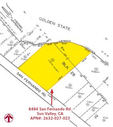 8484 San Fernando Rd, Sun Valley, CA à louer - Plan cadastral - Image 3 de 7