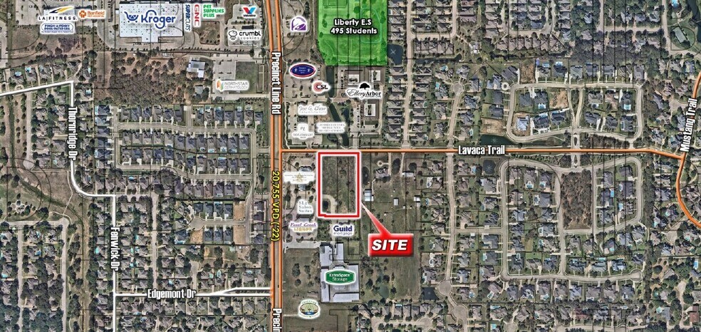 8086 & 8078 Precinct Line Rd., Colleyville, TX à vendre - Photo du bâtiment - Image 3 de 4