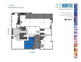 505 9th St NW, Washington, DC for lease Floor Plan- Image 1 of 1