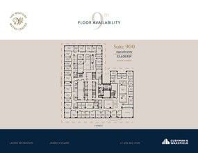 607 14th St NW, Washington, DC for lease Floor Plan- Image 1 of 2