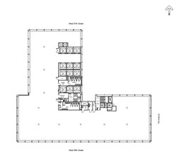 888 7th Ave, New York, NY à louer Plan d’étage- Image 1 de 1