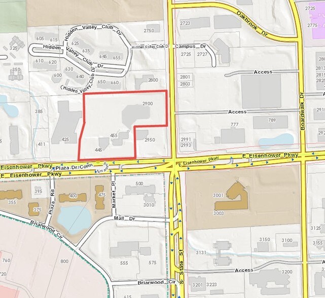 455 E Eisenhower Pky, Ann Arbor, MI à louer - Plan cadastral - Image 2 de 34