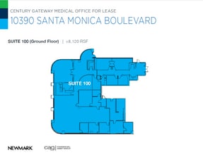 10390 Santa Monica Blvd, Los Angeles, CA à louer Plan d’étage- Image 1 de 1