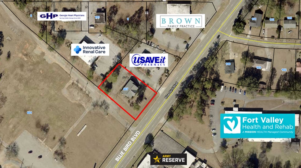 607 Bluebird Blvd, Fort Valley, GA à vendre - Photo du bâtiment - Image 3 de 17
