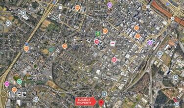 1410 Martin Luther King Jr Blvd, Macon, GA - Aérien  Vue de la carte