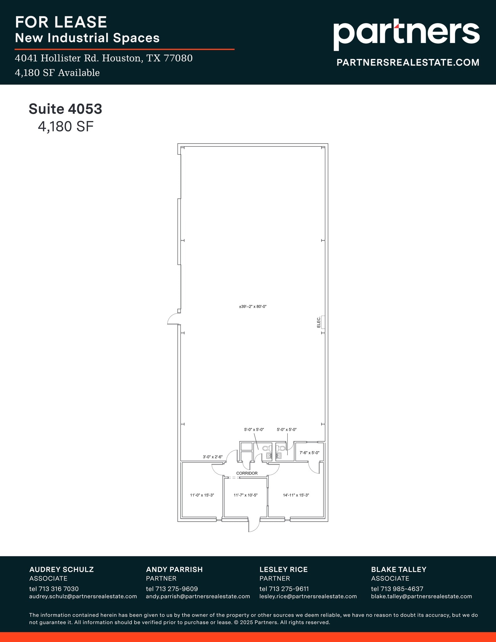 4041-4071 Hollister Rd, Houston, TX for lease Site Plan- Image 1 of 1