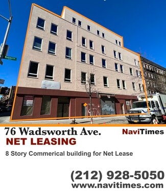 More details for 74-76 Wadsworth Ave, New York, NY - Office/Medical for Lease