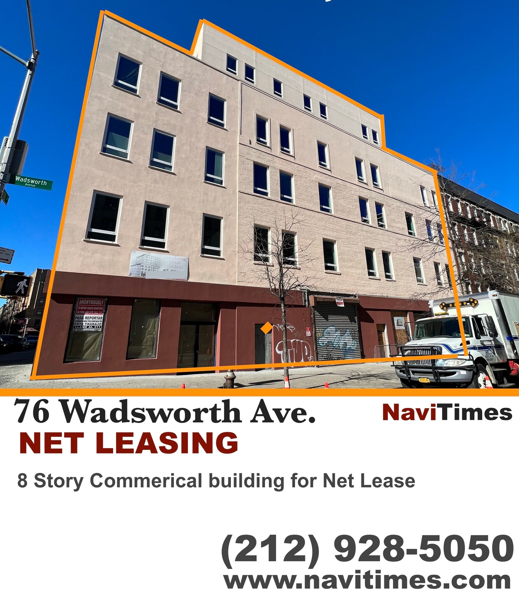 74-76 Wadsworth Ave, New York, NY for lease Building Photo- Image 1 of 4