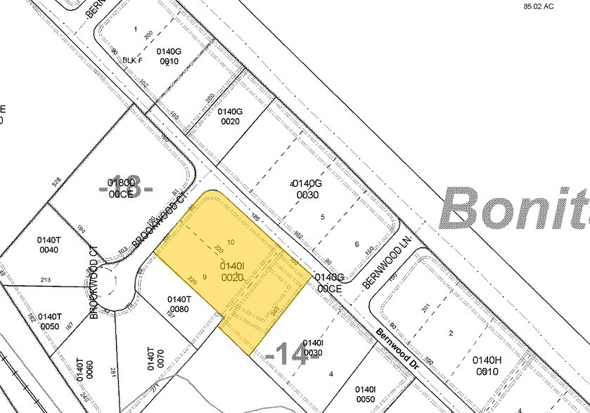 25270 Bernwood Dr, Bonita Springs, FL à louer - Plan cadastral - Image 2 de 10