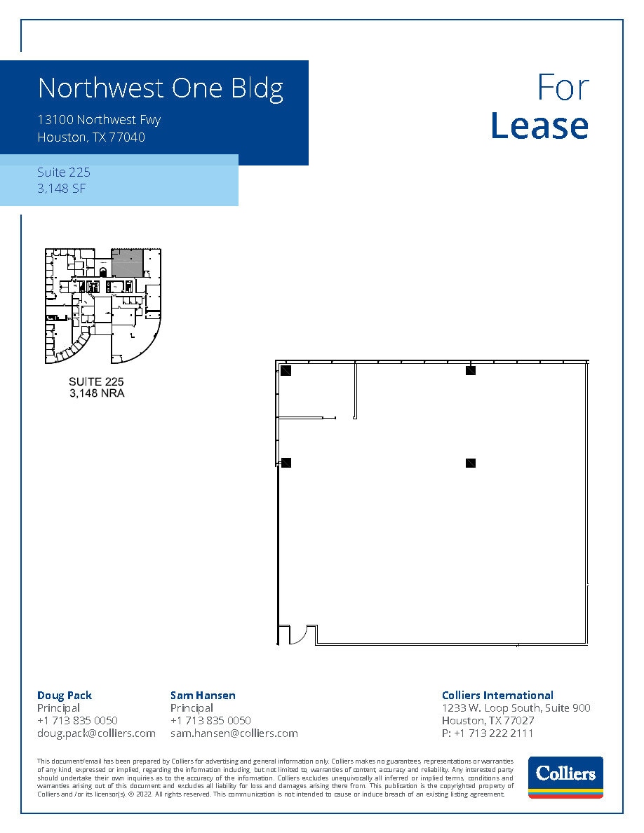 13100 Northwest Fwy, Houston, TX for lease Floor Plan- Image 1 of 1