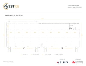 10795 Dover St, Westminster, CO à louer Plan d’étage- Image 2 de 3