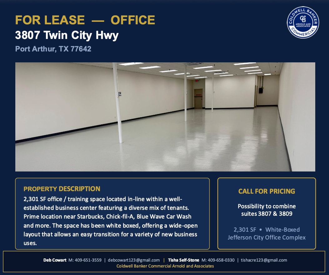 3719-3931 N Twin City Hwy, Port Arthur, TX for lease Interior Photo- Image 1 of 5