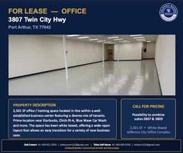 3719-3931 N Twin City Hwy, Port Arthur, TX for lease Interior Photo- Image 1 of 5