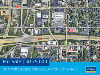 More details for 801 Wolf Ledges Pky, Akron, OH - Land for Sale