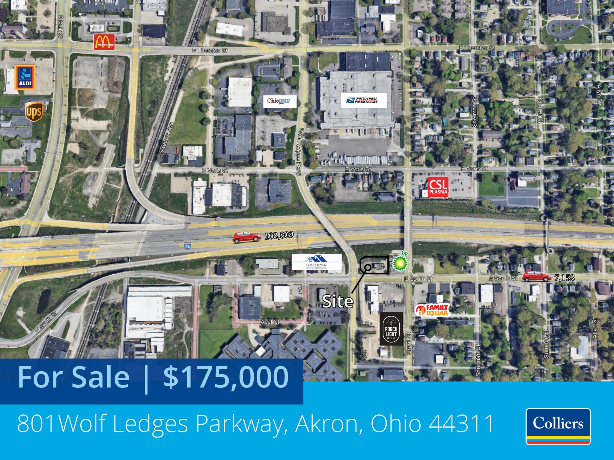 801 Wolf Ledges Pky, Akron, OH à vendre Photo du bâtiment- Image 1 de 3