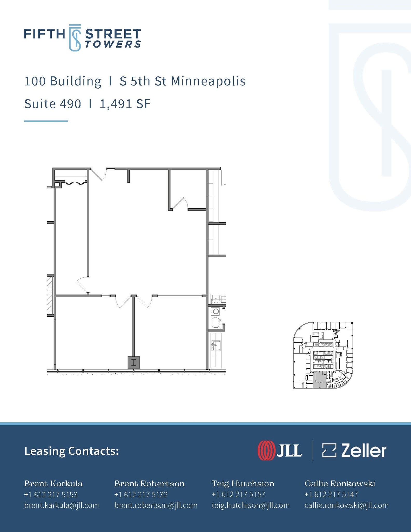 100 S 5th St, Minneapolis, MN for lease Floor Plan- Image 1 of 1