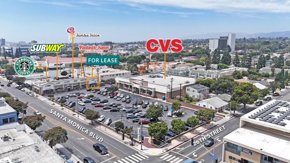 2505 Santa Monica Blvd, Santa Monica, CA à louer - Aérien - Image 2 de 10