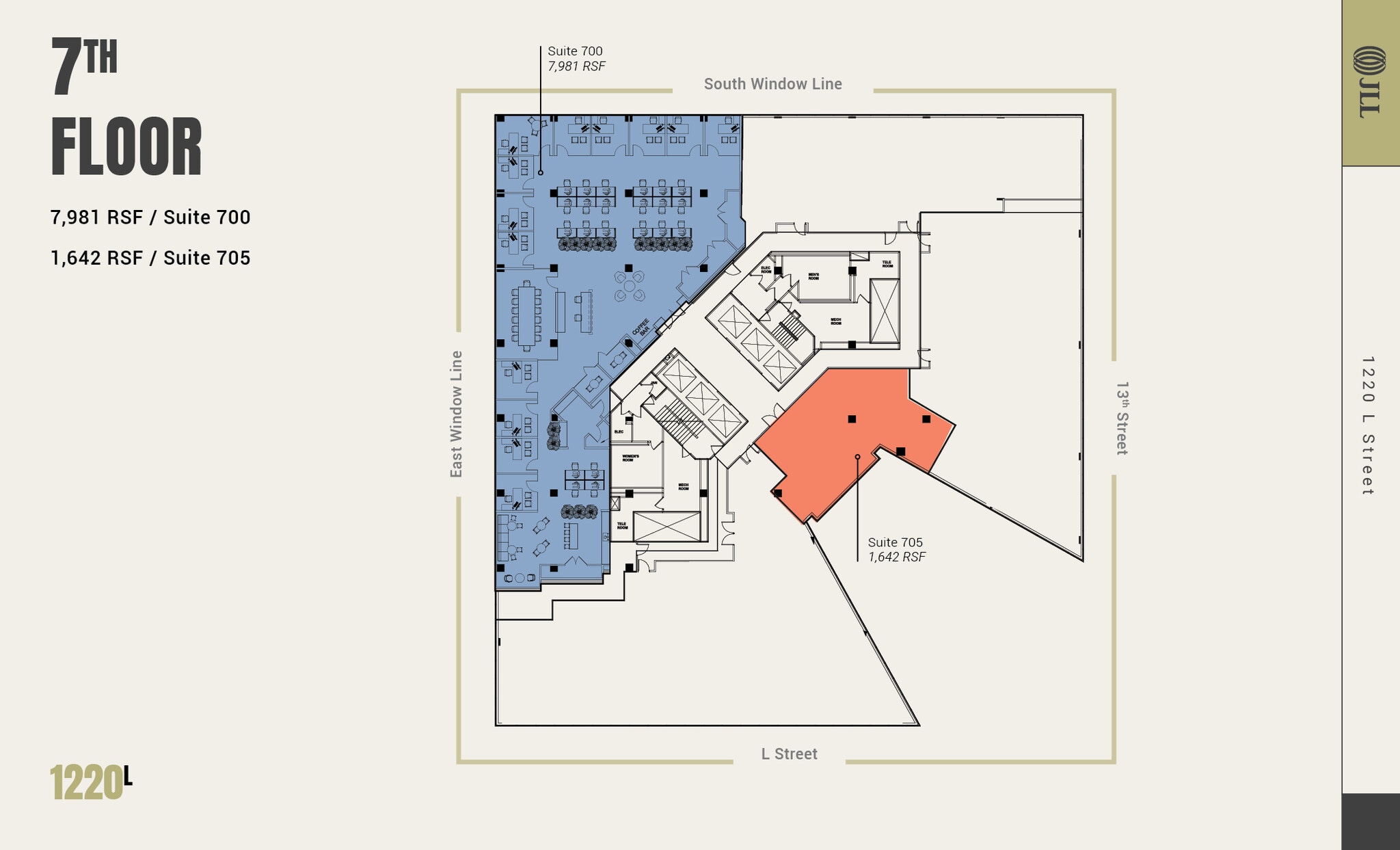 1220 L St NW, Washington, DC for lease Floor Plan- Image 1 of 1