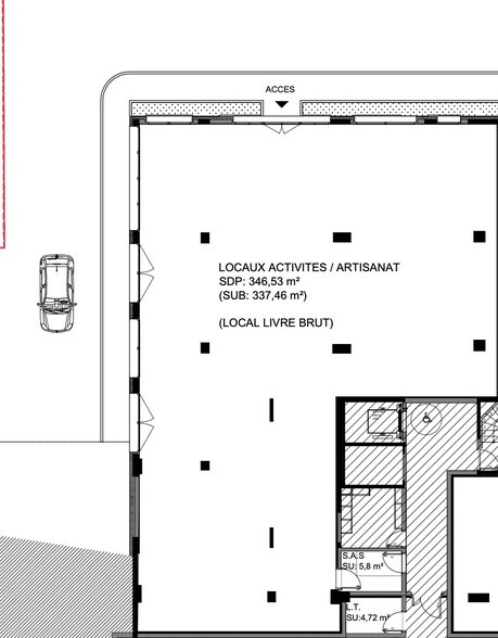 Bureau dans Ivry-sur-Seine à vendre - Plan d’étage - Image 3 de 3