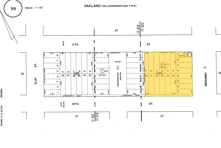 1001 Broadway, Oakland, CA à louer - Plan cadastral - Image 2 de 4