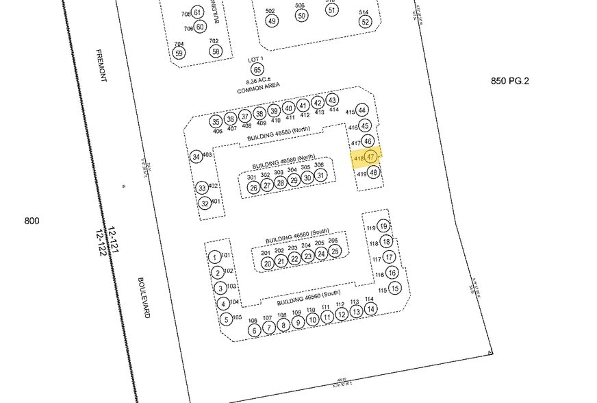 46560 Fremont Blvd, Fremont, CA for sale - Plat Map - Image 3 of 74