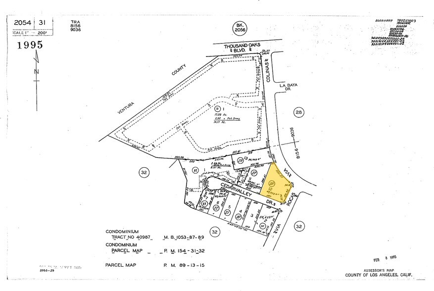31200 Via Colinas, Westlake Village, CA à louer - Plan cadastral - Image 2 de 15